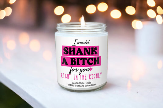 a candle that is sitting on a table