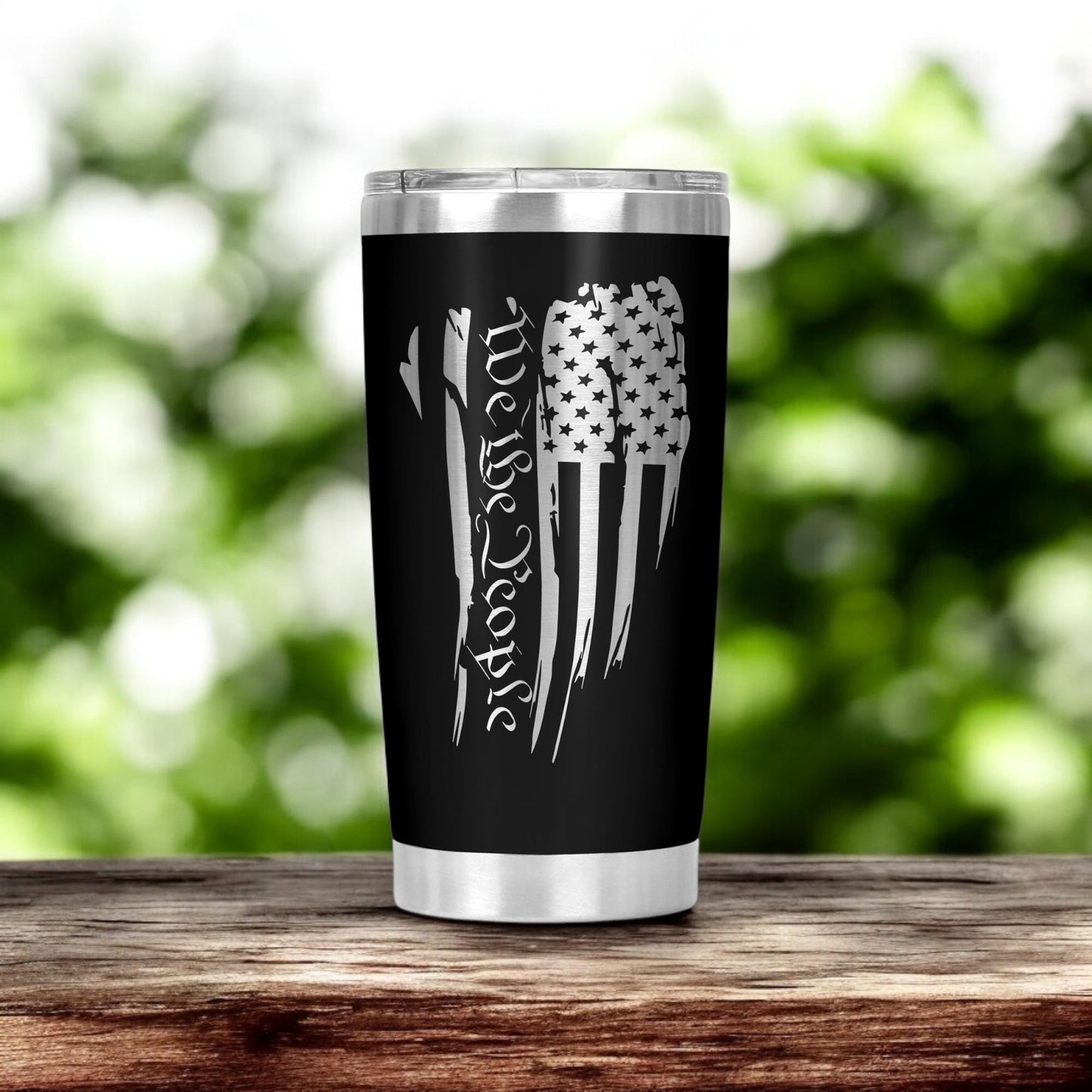 We The People American Flag Tumbler, Birthday Gift, Veteran Gift, Funny Cup Gift, Valentine's Day Gift, Anniversary Gift 20 Oz Tumbler