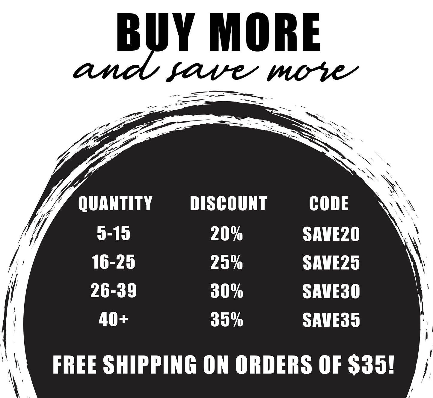 a black and white poster advertising a sale