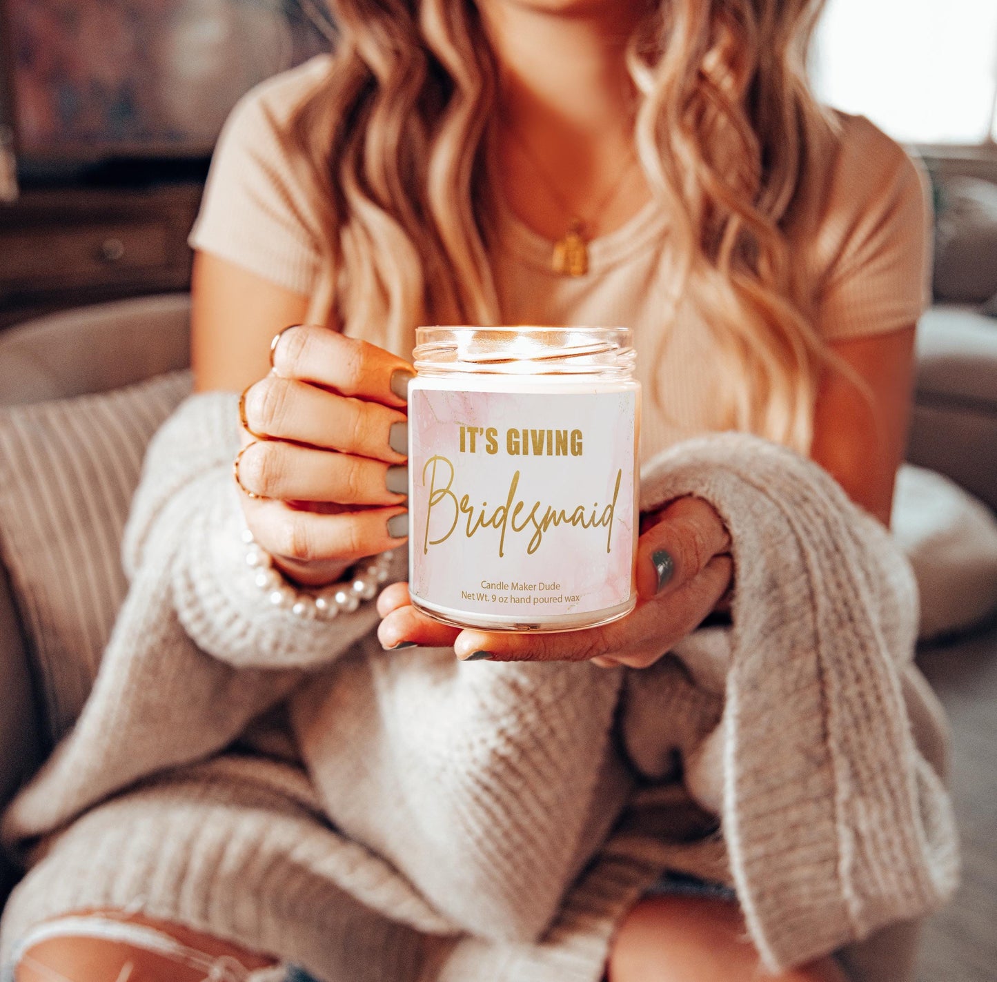 It's Giving Bridesmaid Candle, Bridesmaid Gift Bridesmaid Box Bridesmaid Proposal Bridal Party Gifts, Wedding planning