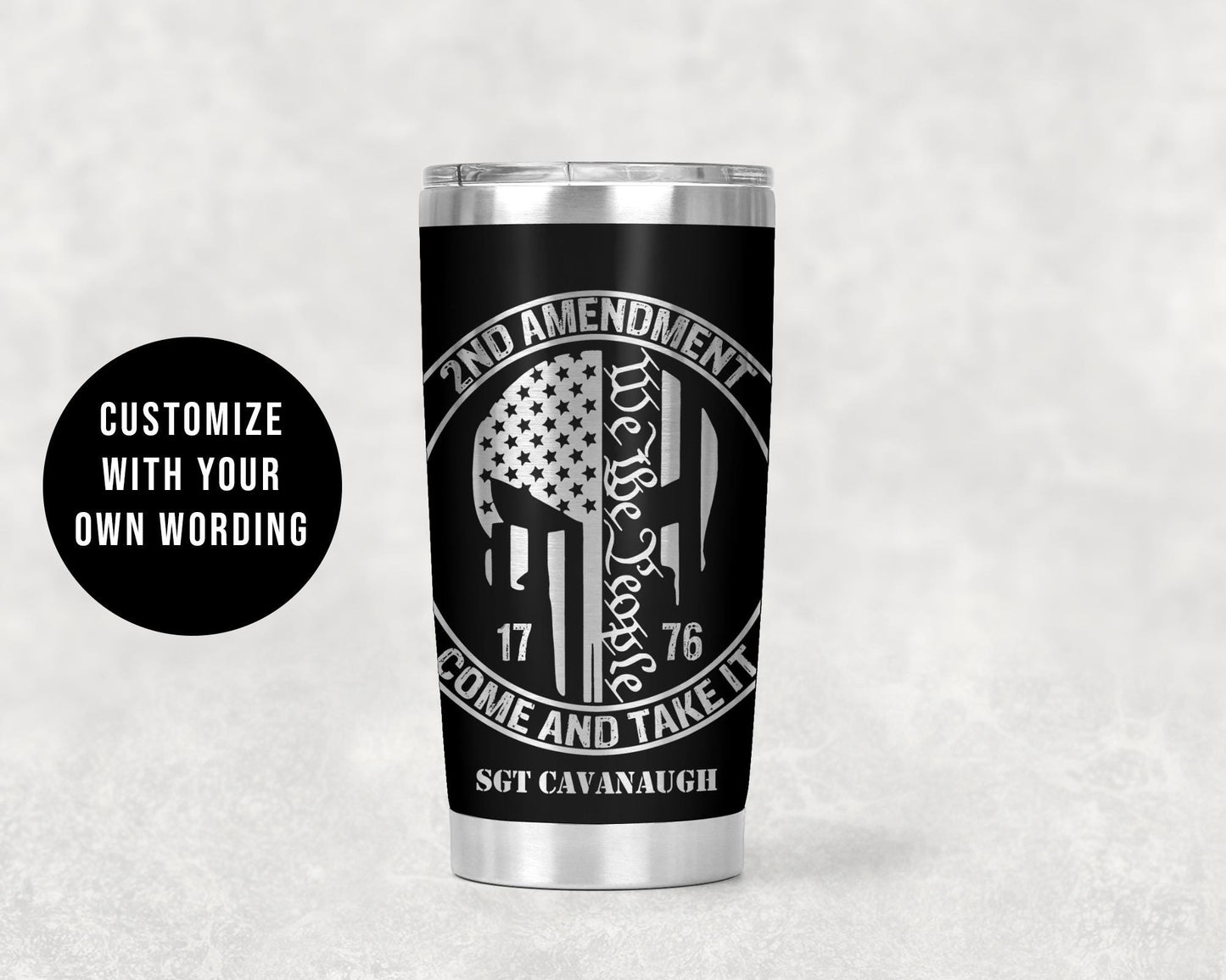2nd Amendment Come and Take It tumbler, Birthday Gift, Veteran Gift, Funny Cup Gift, Valentine's Day Gift, Anniversary Gift 20 Oz Tumbler