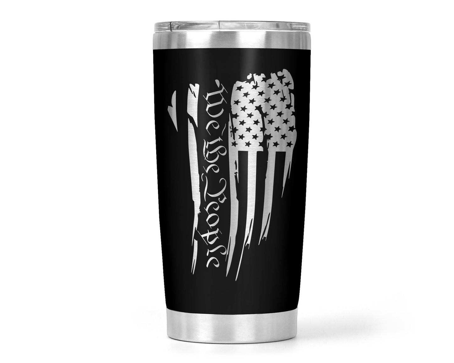 We The People American Flag Tumbler, Birthday Gift, Veteran Gift, Funny Cup Gift, Valentine's Day Gift, Anniversary Gift 20 Oz Tumbler