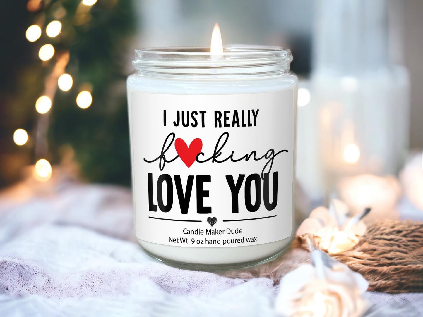 a candle that is sitting on a table