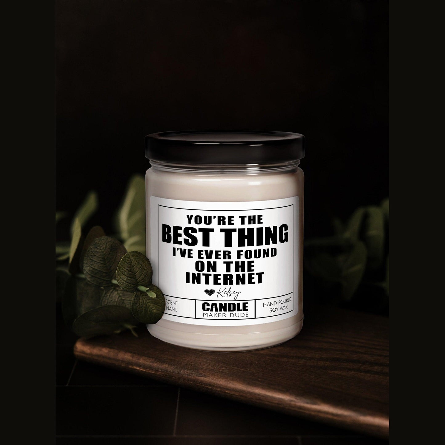 Best Thing On The Internet Candle, Boyfriend Gift, Gifts For Husband, Anniversary Gift For Him, Gifts For Her, Funny Candles