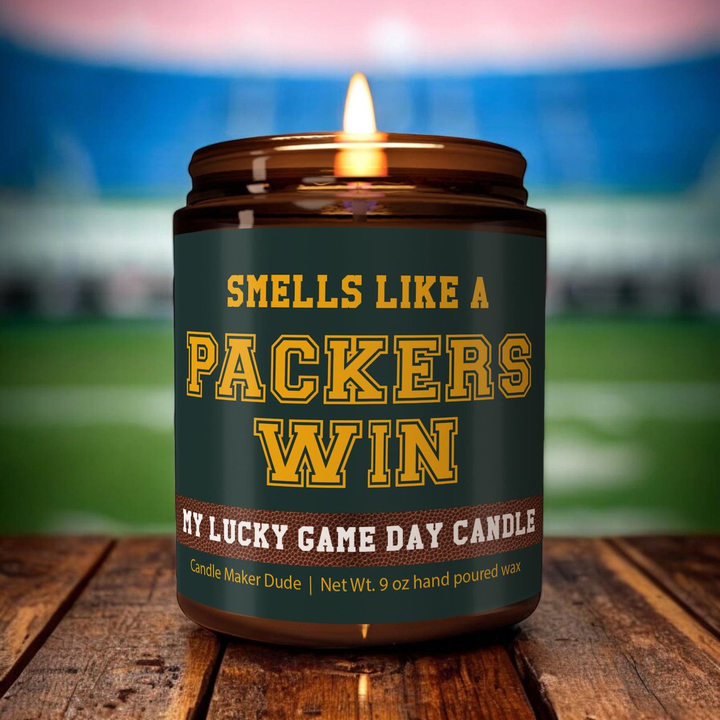 Smells Like a Packers Win Candle, Green Bay Packers Candle, Game Day Decor, Funny Packers Fan Gift, Lucky Packers Candle Unique