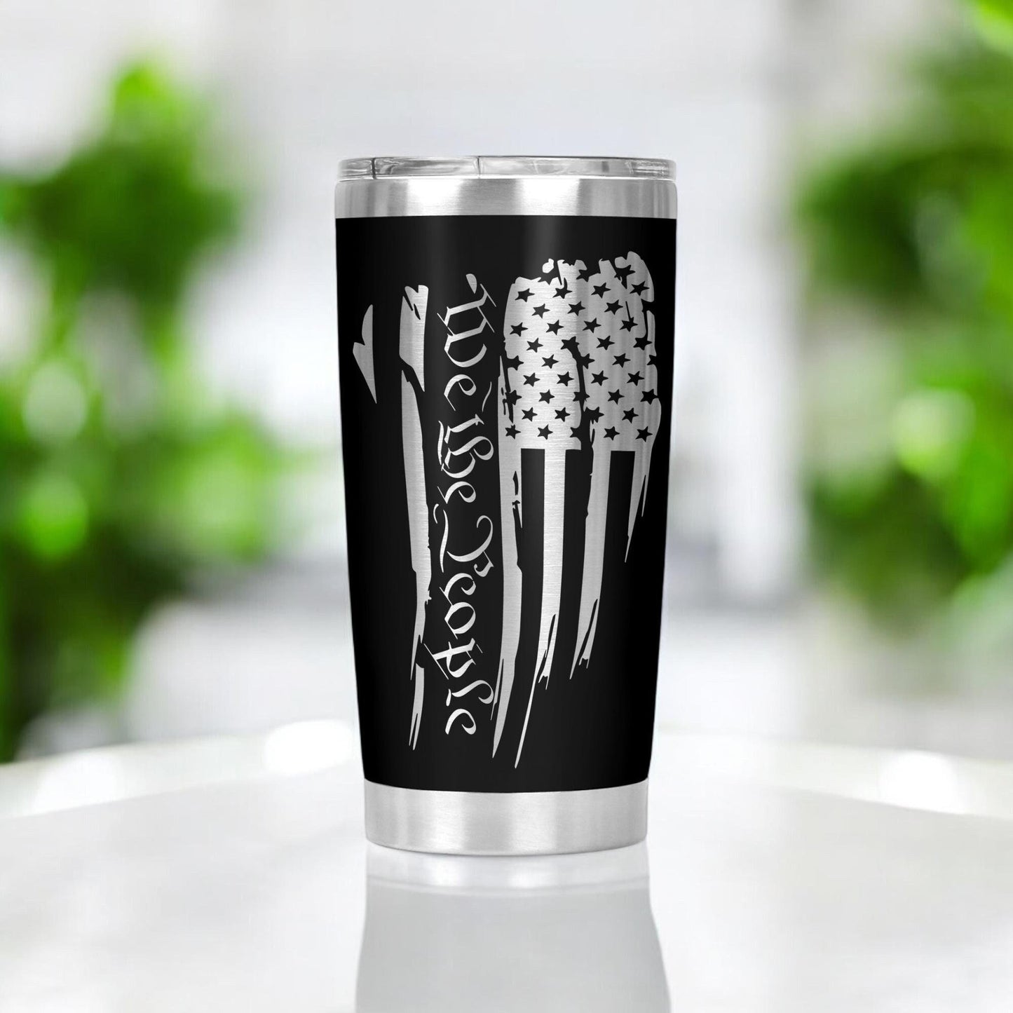 We The People American Flag Tumbler, Birthday Gift, Veteran Gift, Funny Cup Gift, Valentine's Day Gift, Anniversary Gift 20 Oz Tumbler