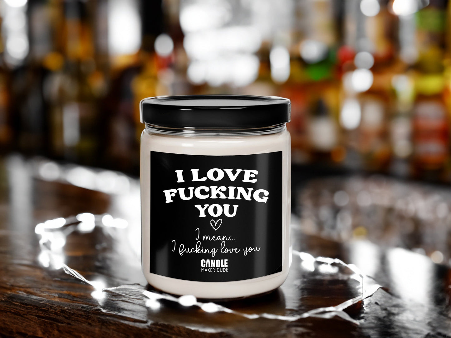 I Fucking Love You And Love Fucking You Funny Candle Gift, Anniversary Gift For Him, Gift Ideas For Her Birthday, Scented Candle