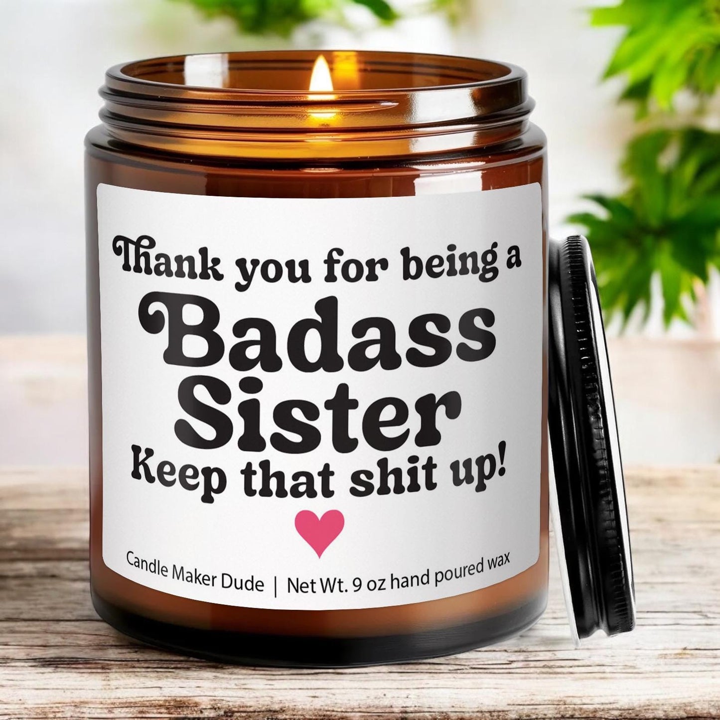 Sister candle, sister gift, sister birthday gift, gift for sister, sister candles, funny candle for her, funny sister gift, gifts for her