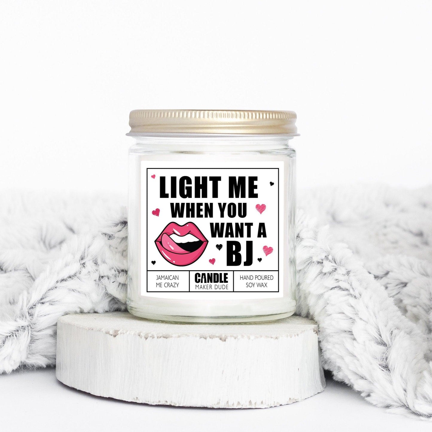 Funny Men Gift Ideas Candles, Light Me When You Want A BJ, Gift For Husbands From Wife, Gift For Boyfriend