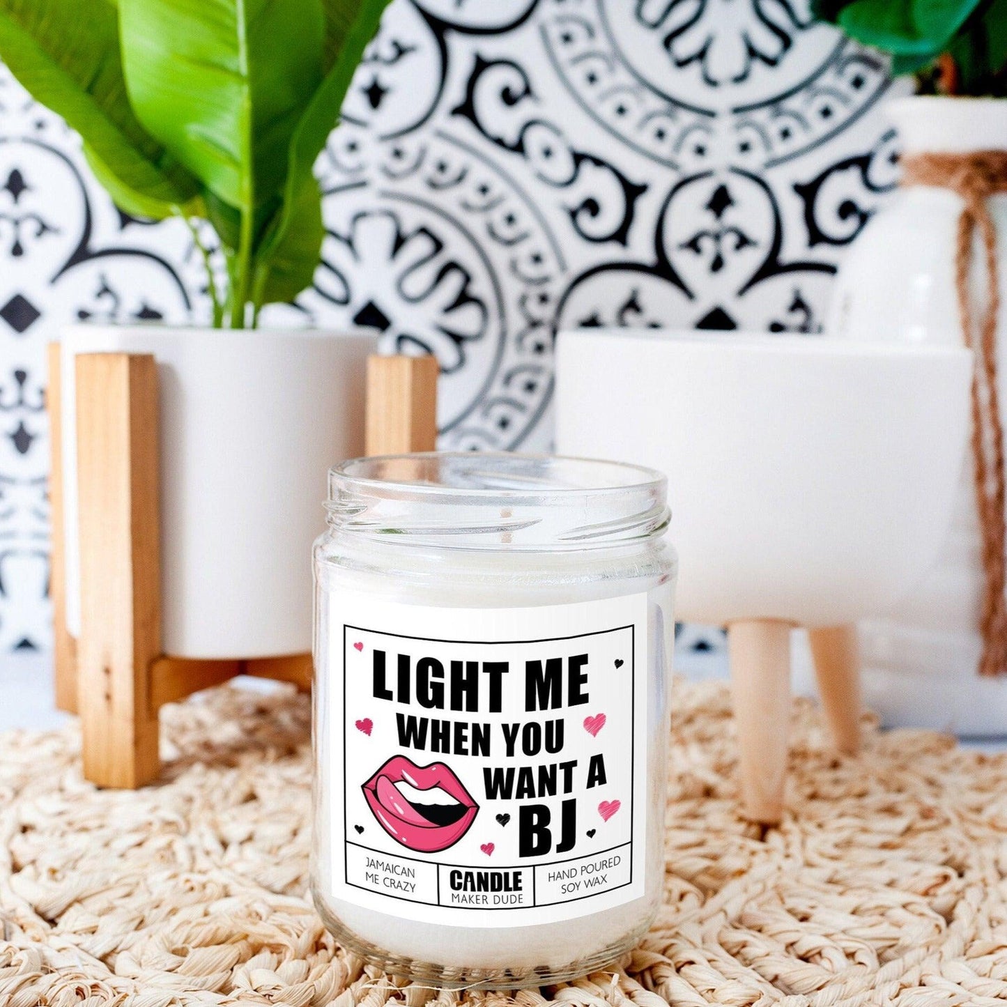 Funny Men Gift Ideas Candles, Light Me When You Want A BJ, Gift For Husbands From Wife, Gift For Boyfriend