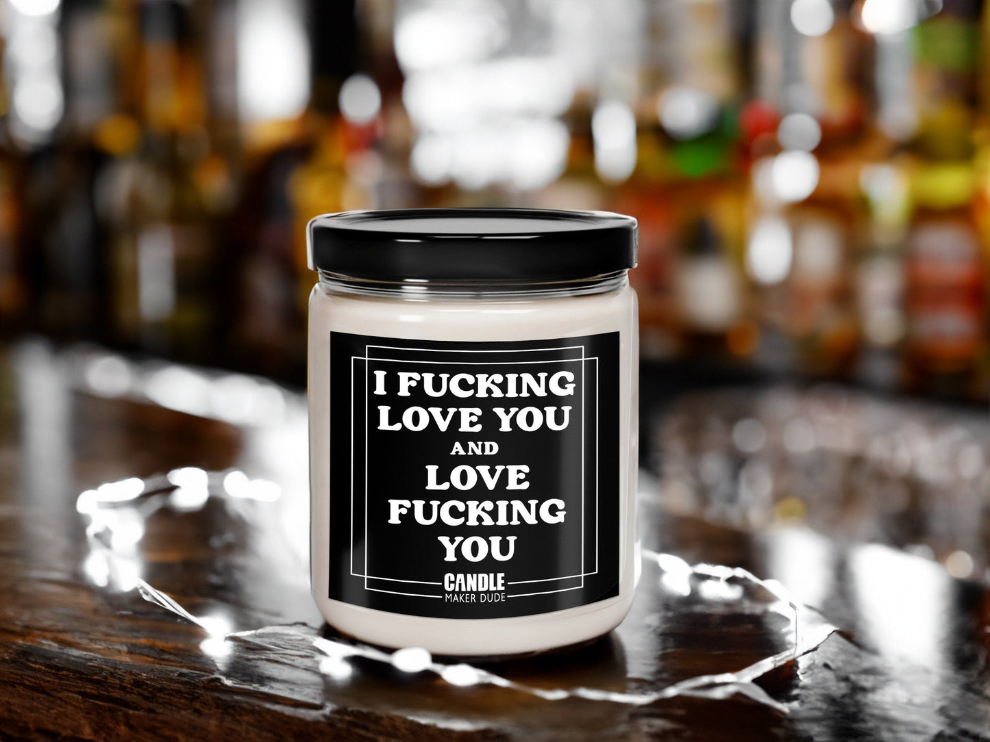 I Fucking Love You And Love Fucking You Funny Candle Gift, Anniversary Gift For Him, Gift Ideas For Her Birthday, Scented Candle