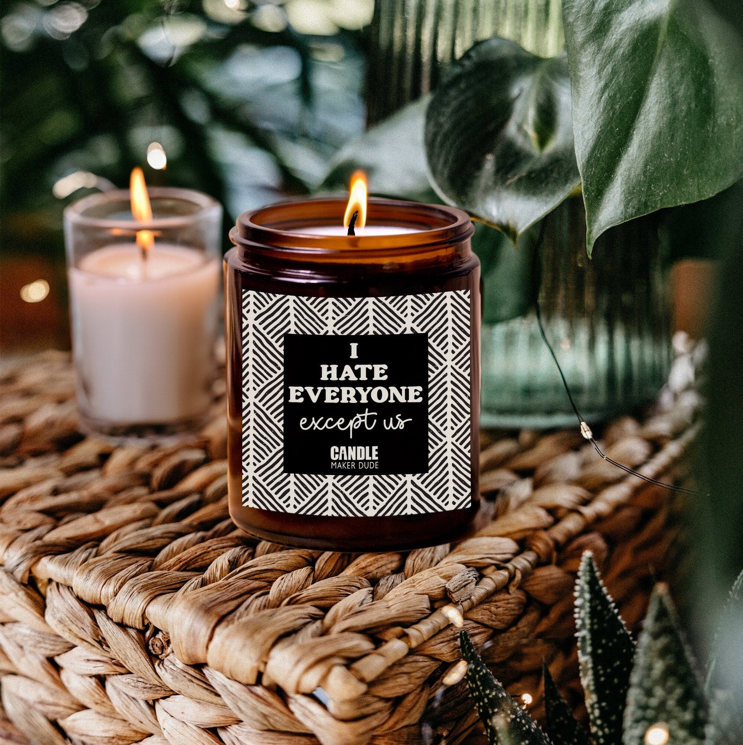 I Hate Everyone But Us Funny Candle For Friend, Best Friend Gift Ideas, Best Friends Forever