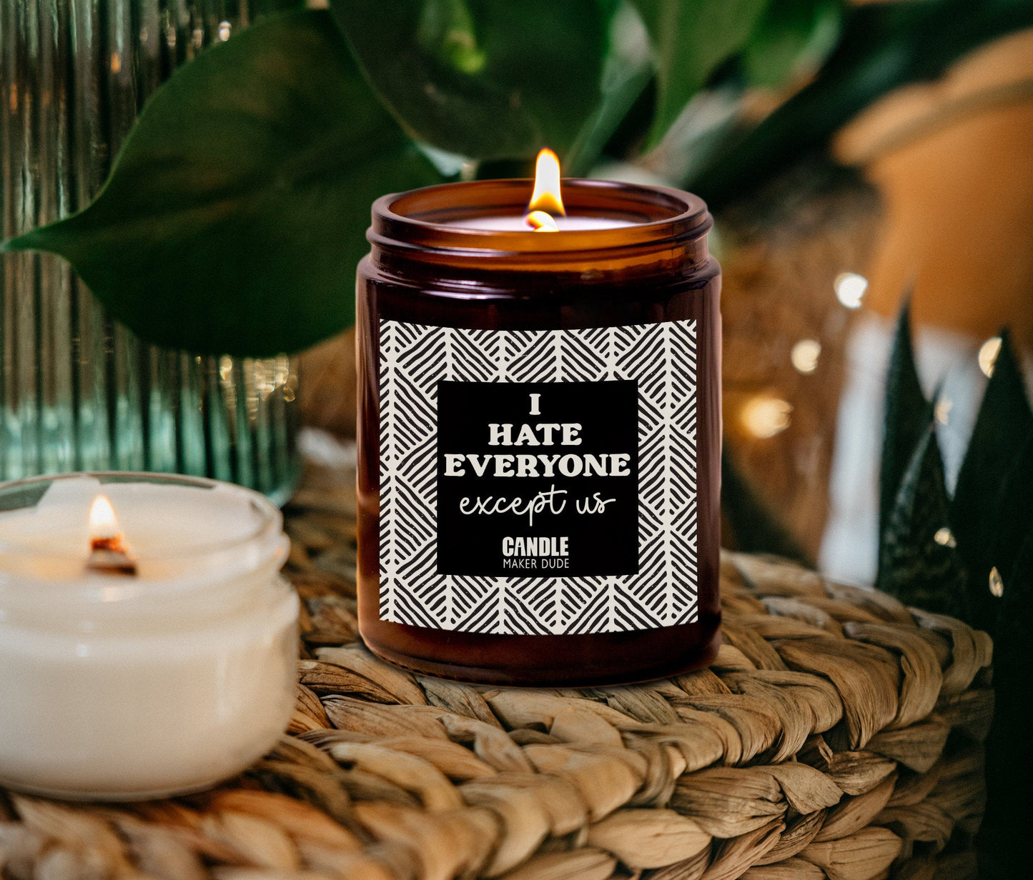I Hate Everyone But Us Funny Candle For Friend, Best Friend Gift Ideas, Best Friends Forever