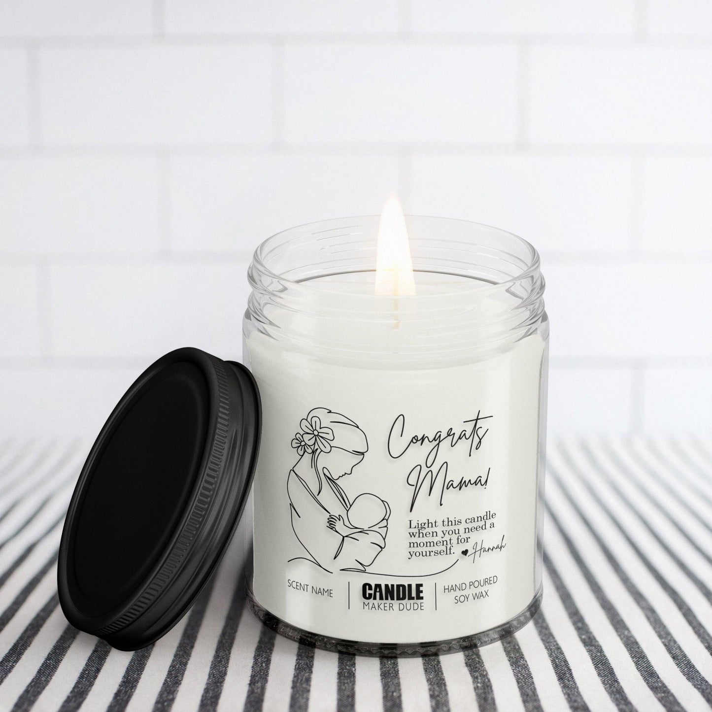 New Mom Candle Gift - Congrats Mama!