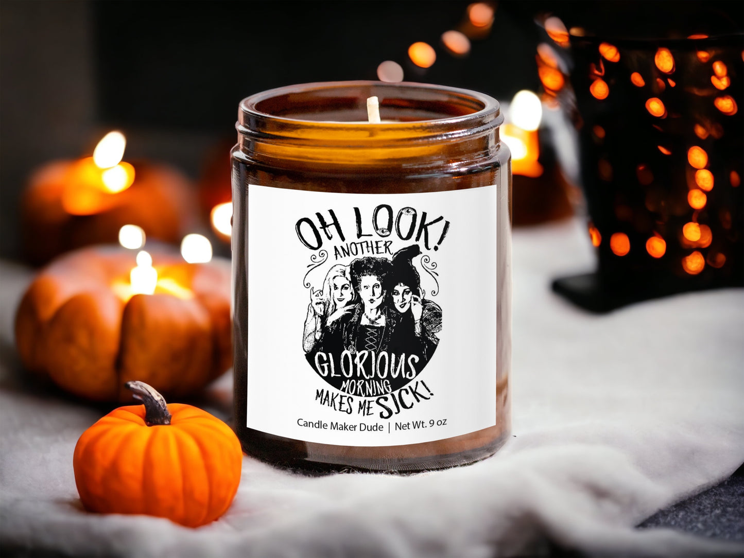 Halloween Hocus Pocus Another Glorious Morning Funny Scented Soy Candle