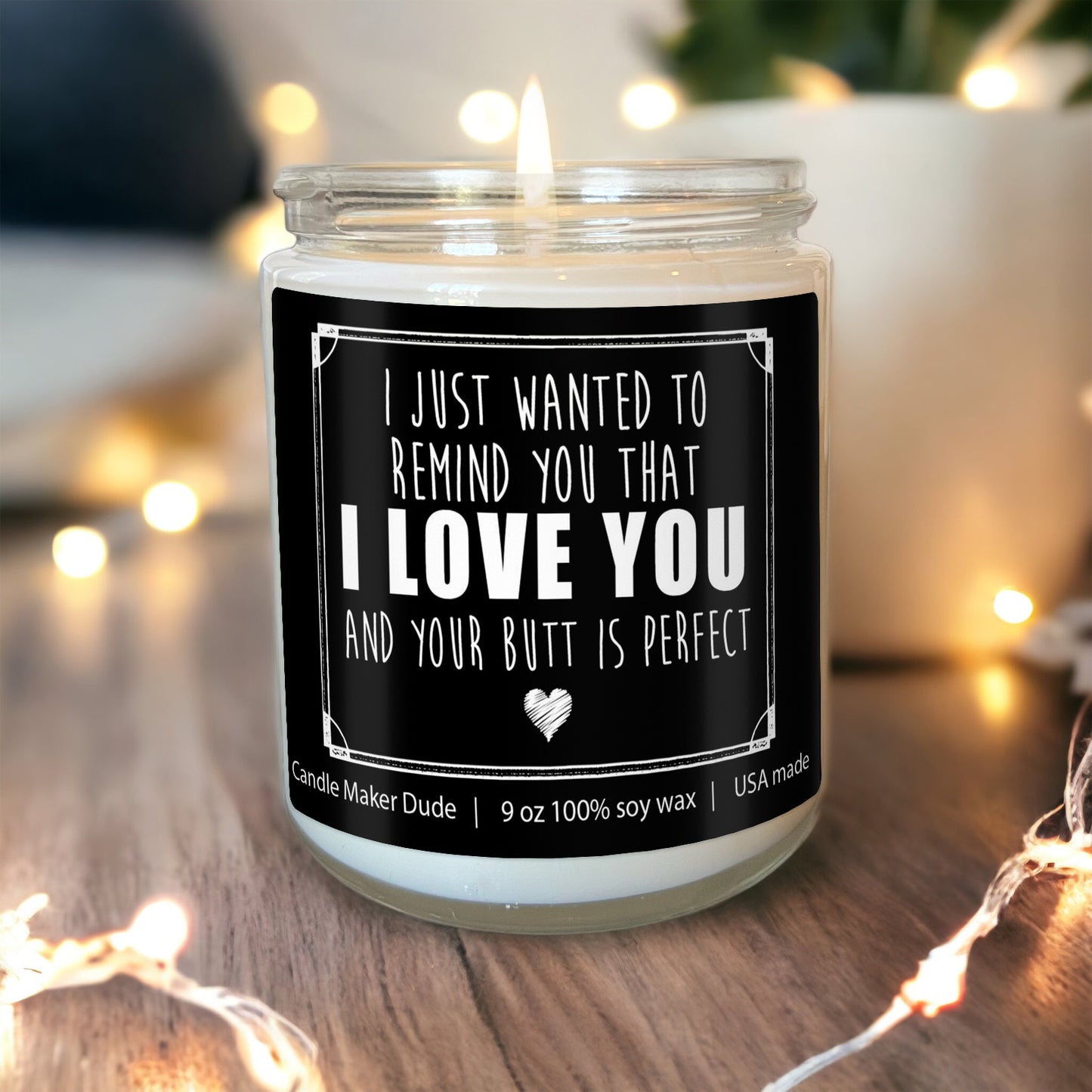 a candle that is sitting on a table