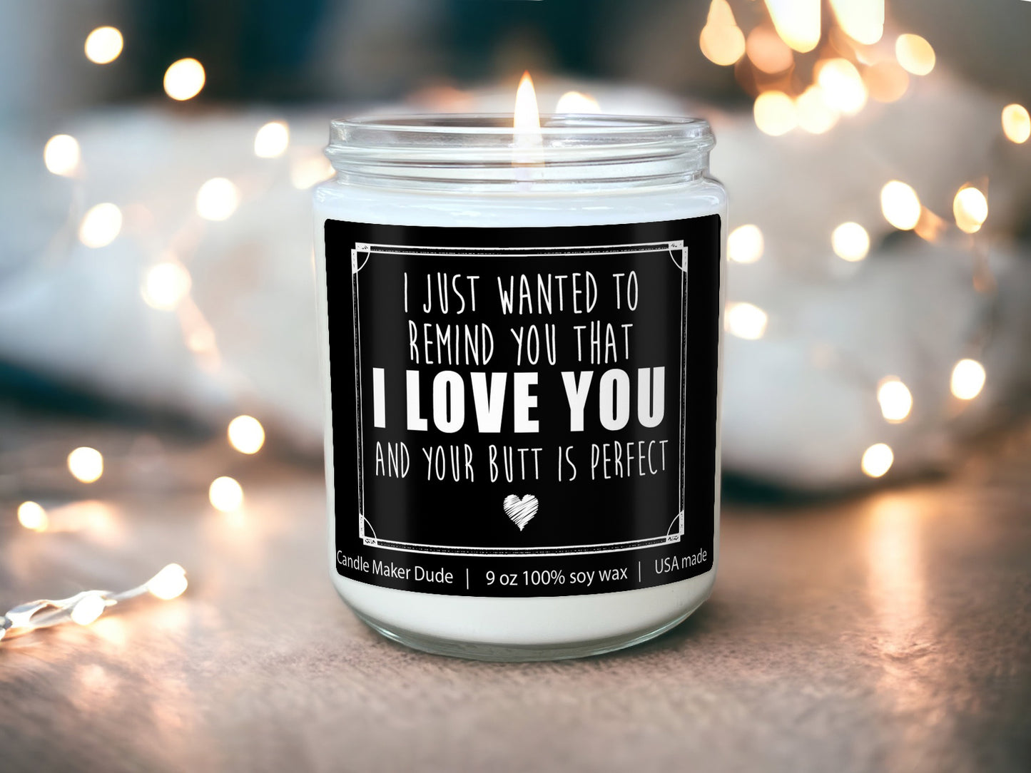 a candle that is sitting on a table