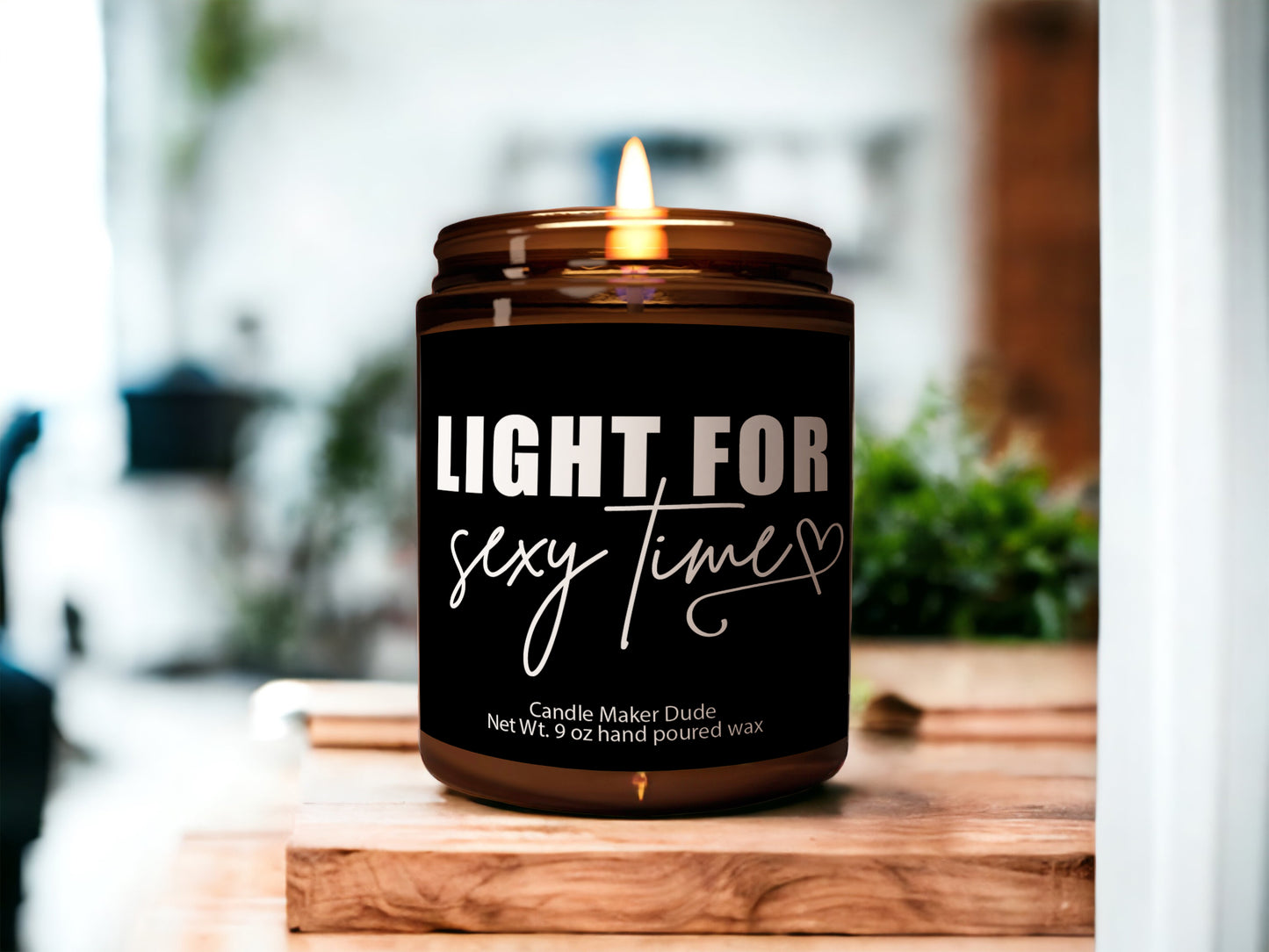 a candle that is sitting on a table