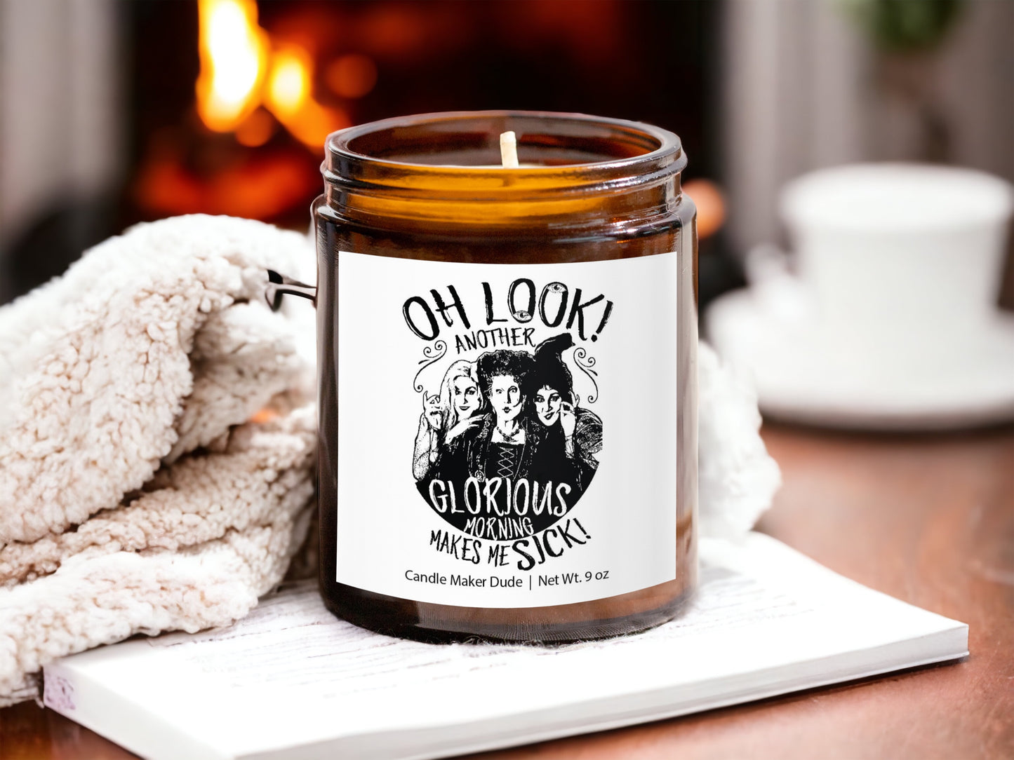Halloween Hocus Pocus Another Glorious Morning Funny Scented Soy Candle