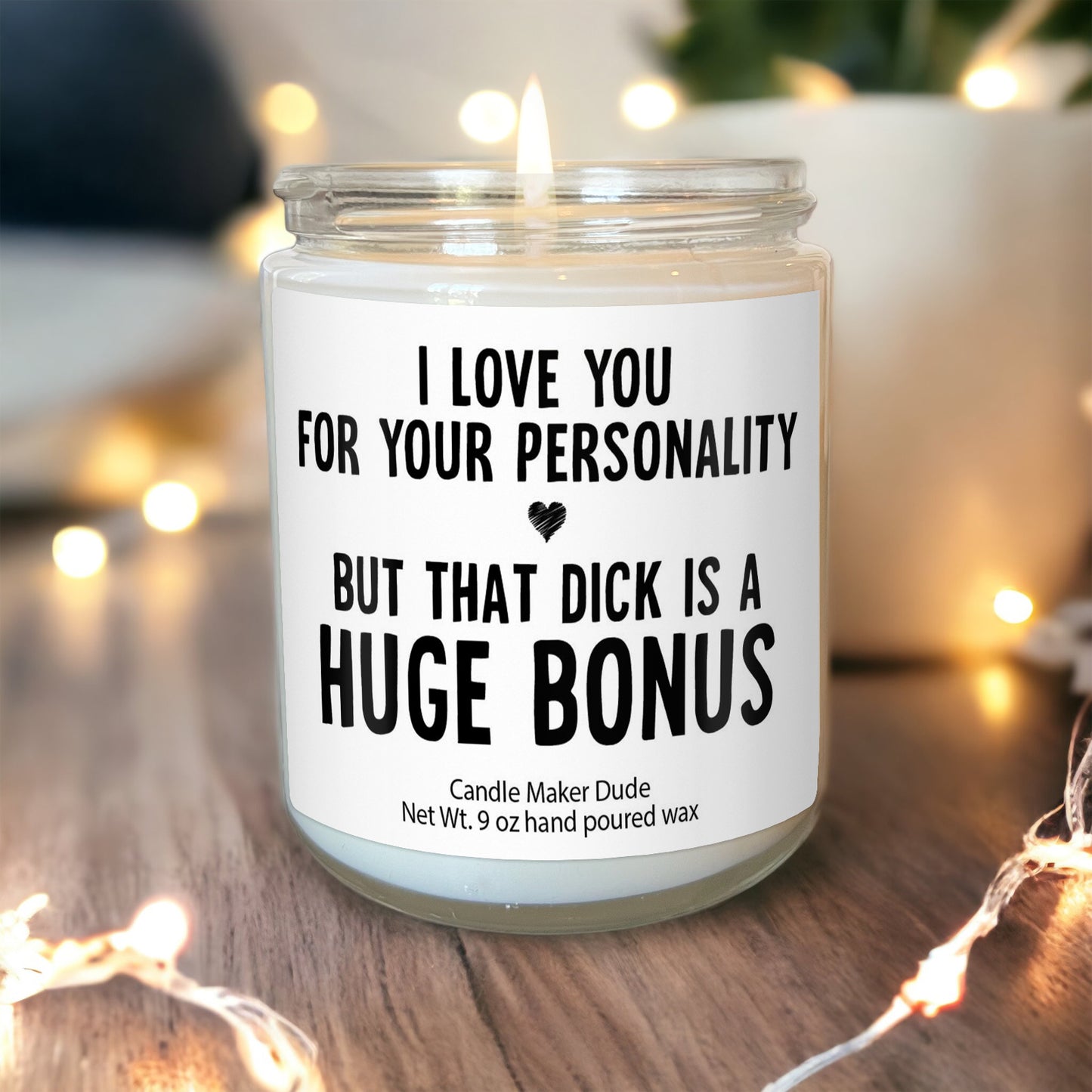 I love you for personality, gift for him, boyfriend gifts, gifts for men, gift for husband, funny gifts for him, Valentines day gifts