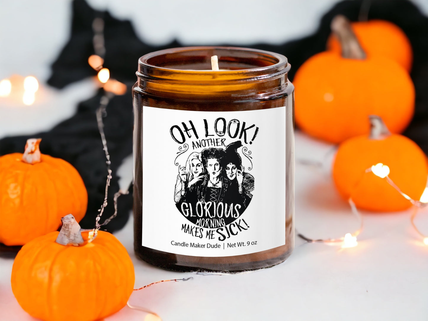 Halloween Hocus Pocus Another Glorious Morning Funny Scented Soy Candle