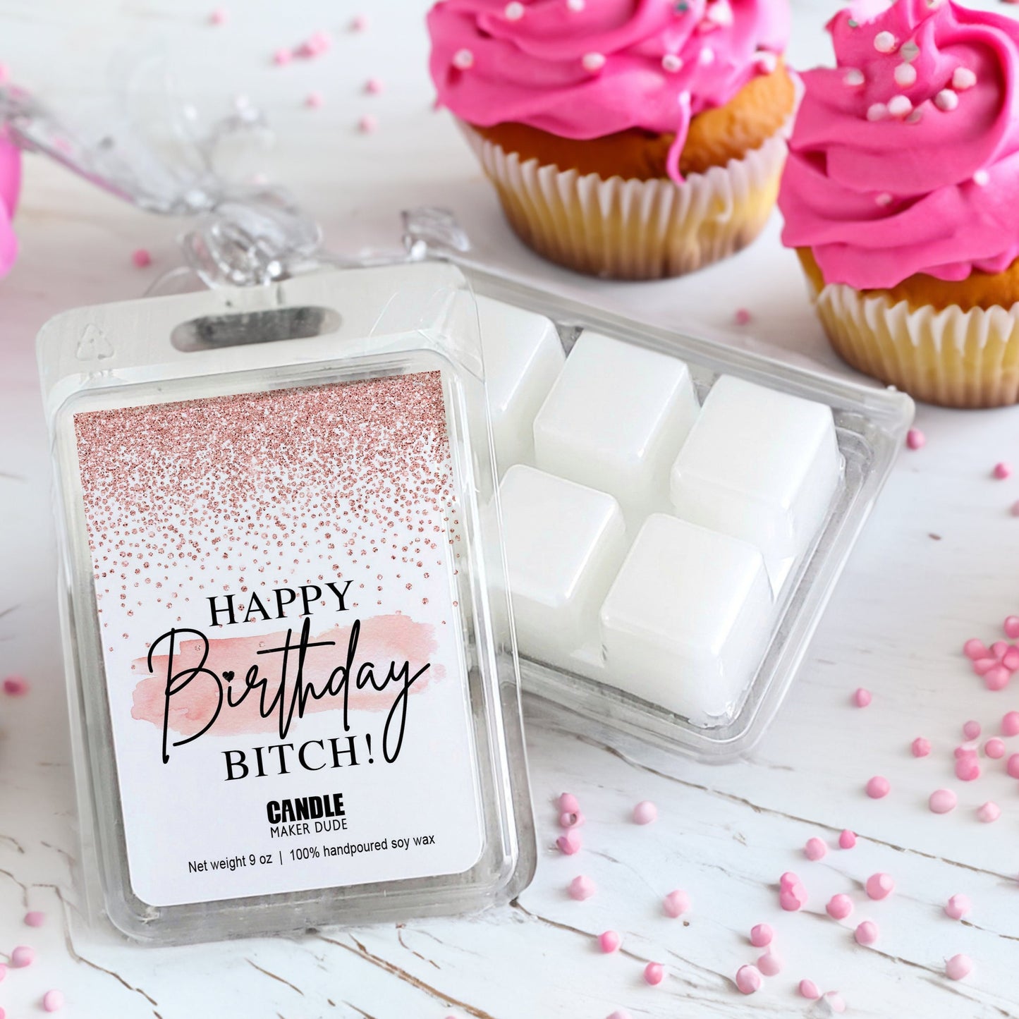 Happy Birthday Wax Melt, Gift Basket Idea For Bestie, Funny Birthday Gift For Her, Personalized Scented Wax Melt