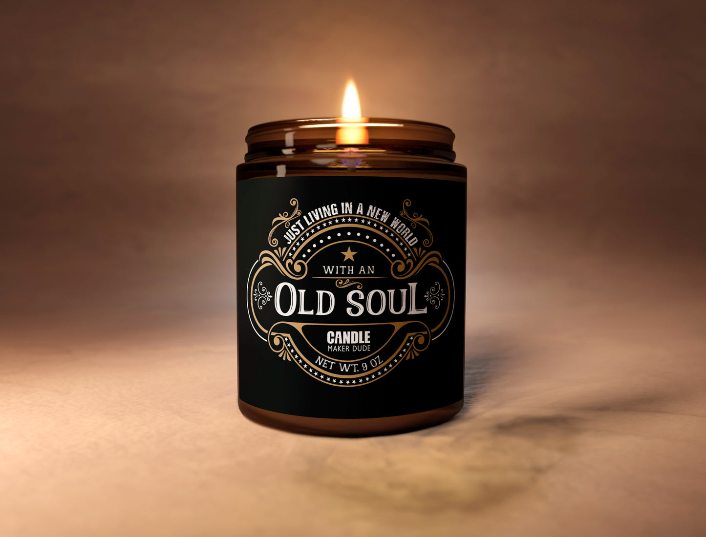 Living In A New World With An Old Soul Candle, Rich Men North of Richmond, Home Decor And Gift