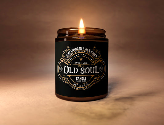 Living In A New World With An Old Soul Candle, Rich Men North of Richmond, Home Decor And Gift