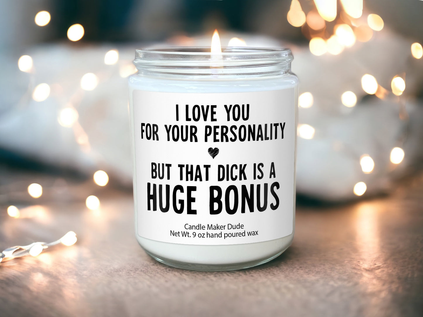 I love you for personality, gift for him, boyfriend gifts, gifts for men, gift for husband, funny gifts for him, Valentines day gifts