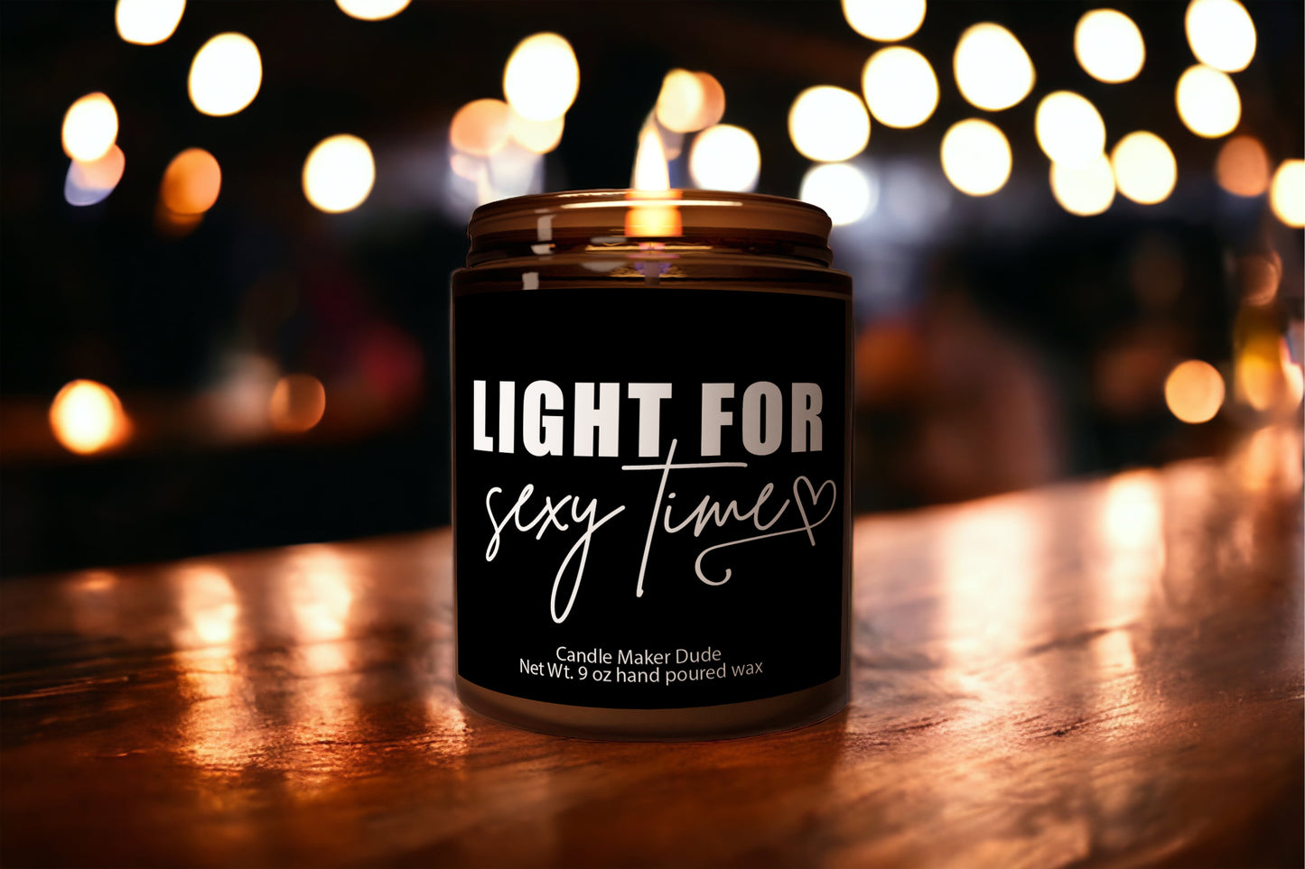 a candle that is sitting on a table