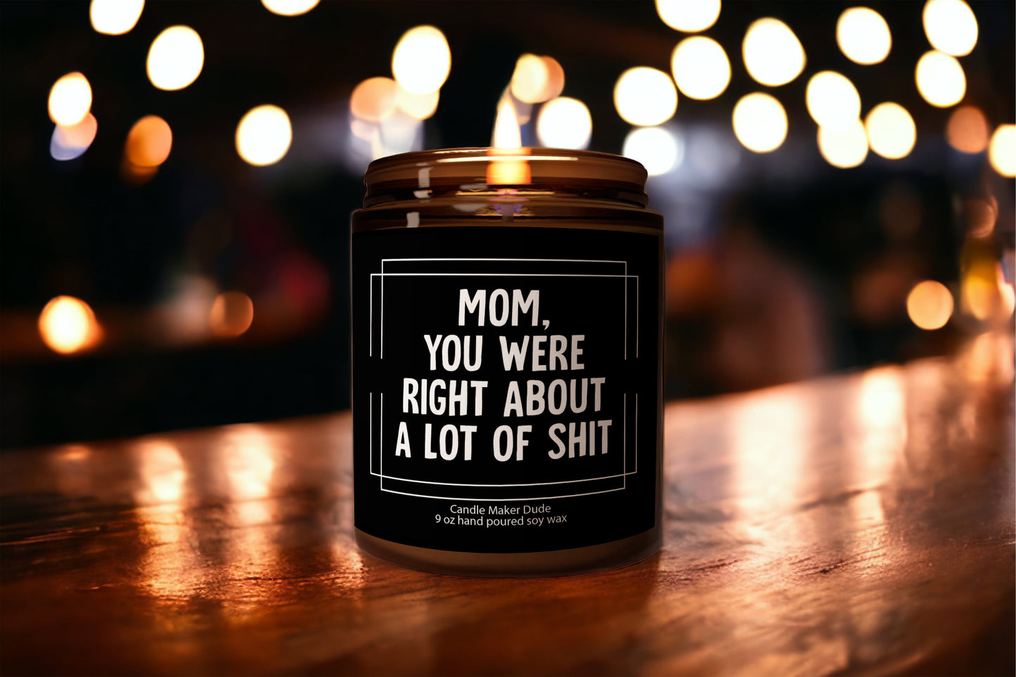 a candle that is sitting on a table