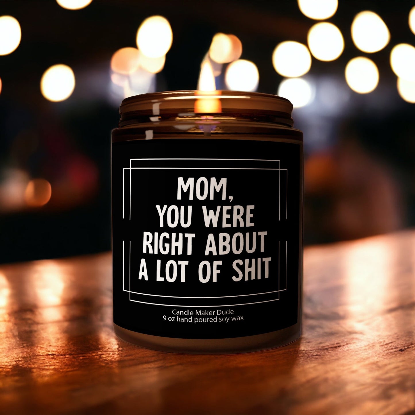 a candle that is sitting on a table