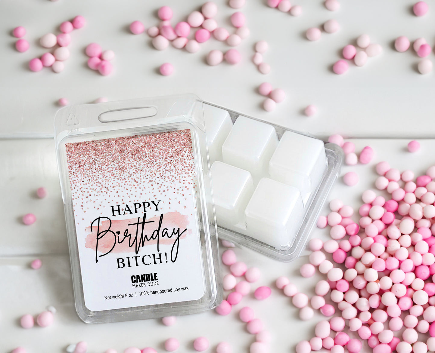 Happy Birthday Wax Melt, Gift Basket Idea For Bestie, Funny Birthday Gift For Her, Personalized Scented Wax Melt