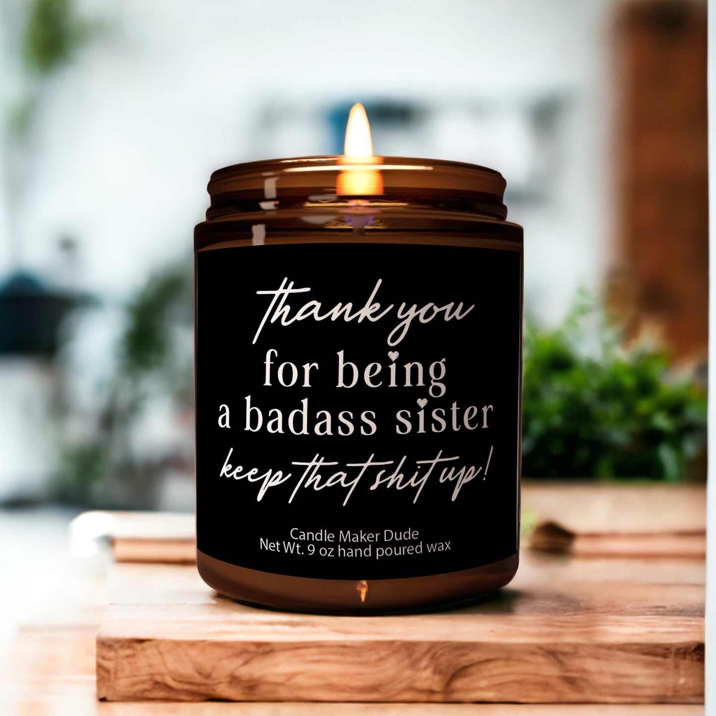 a candle that is sitting on a table