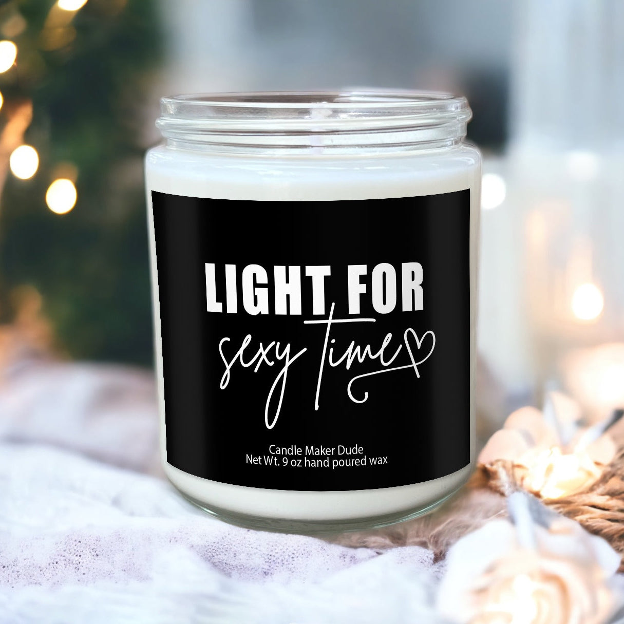 Light for Sexy time candle, raunchy candles, dirty gifts for him, boyfriend gifts, sex candle, Valentines day gifts, funny vday gifts