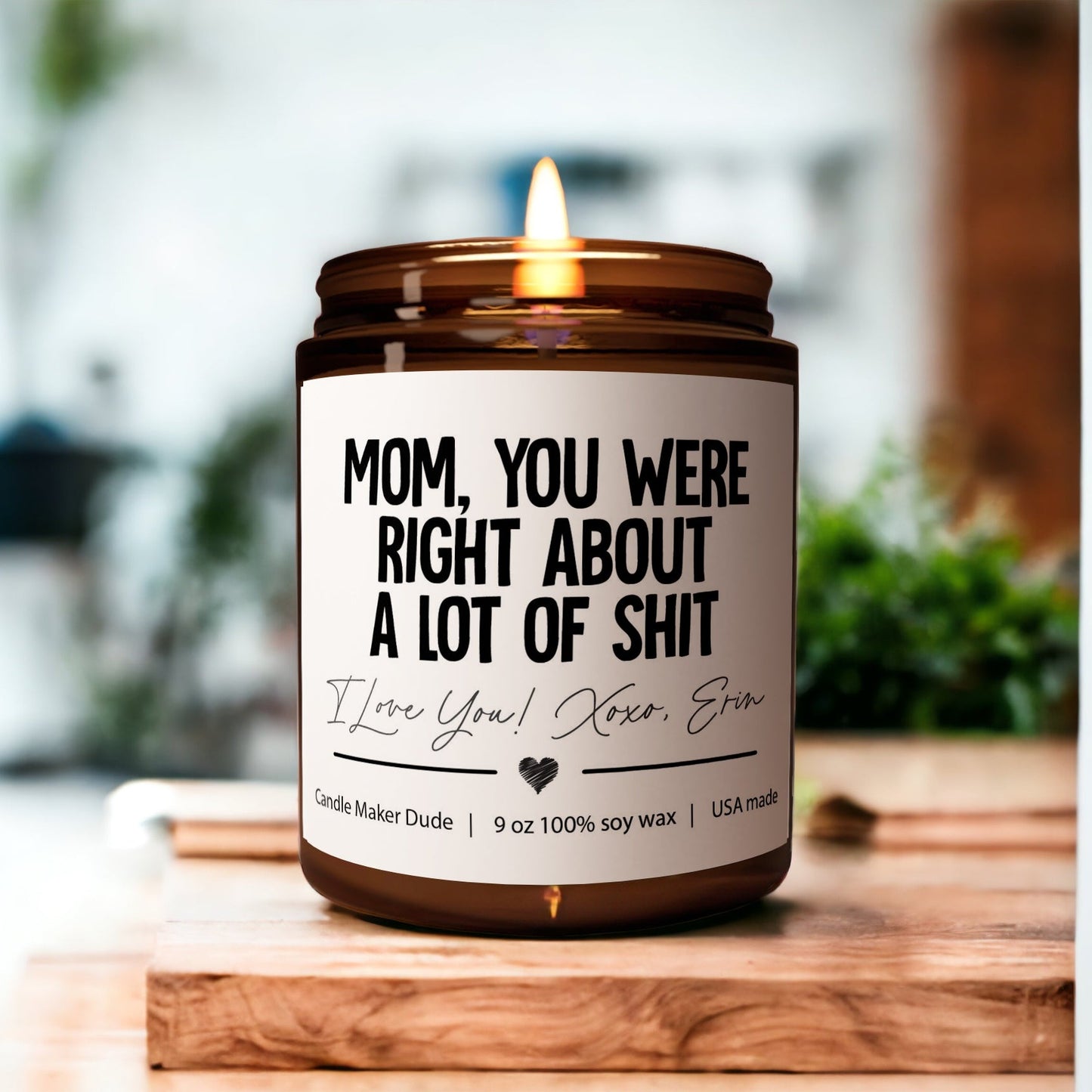 a candle that is sitting on a table