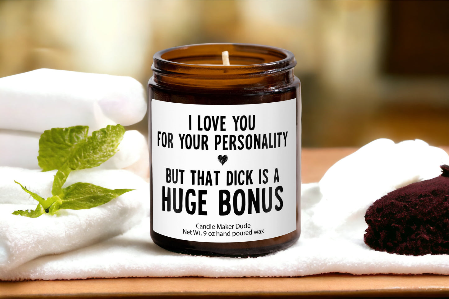 I love you for personality, gift for him, boyfriend gifts, gifts for men, gift for husband, funny gifts for him, Valentines day gifts