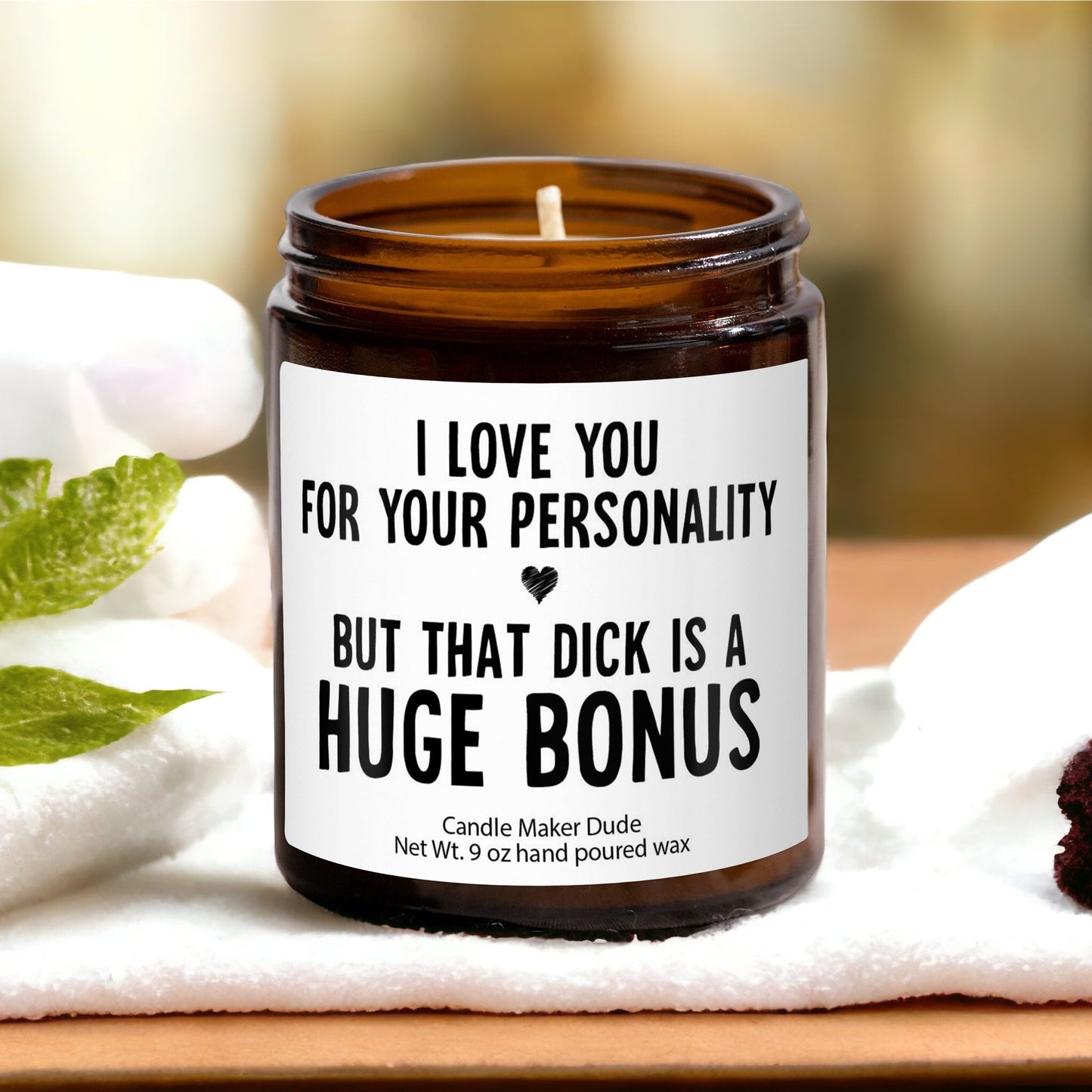 I love you for personality, gift for him, boyfriend gifts, gifts for men, gift for husband, funny gifts for him, Valentines day gifts