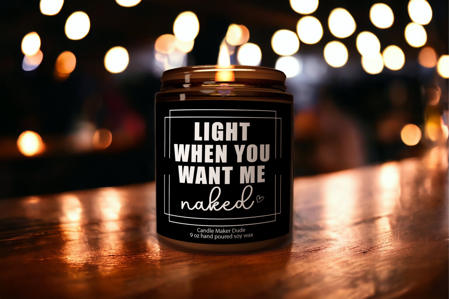 a candle that is sitting on a table