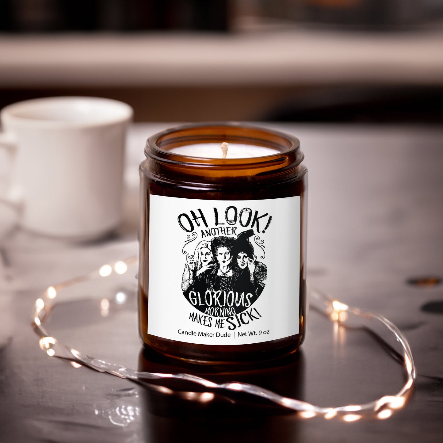 Halloween Hocus Pocus Another Glorious Morning Funny Scented Soy Candle