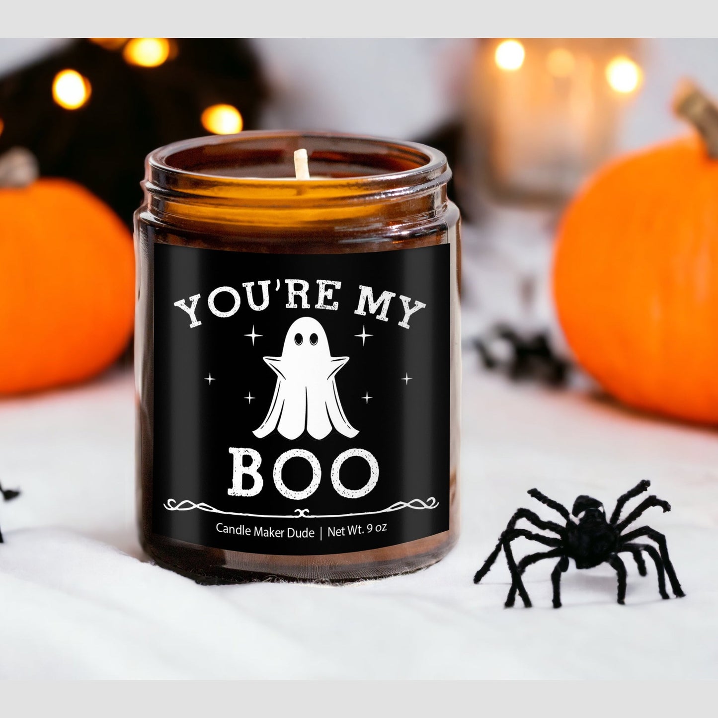 You're My Boo Halloween candle, Fall candle decor, Halloween decor, Cute candles, fall scented candles gift funny candles for him or her