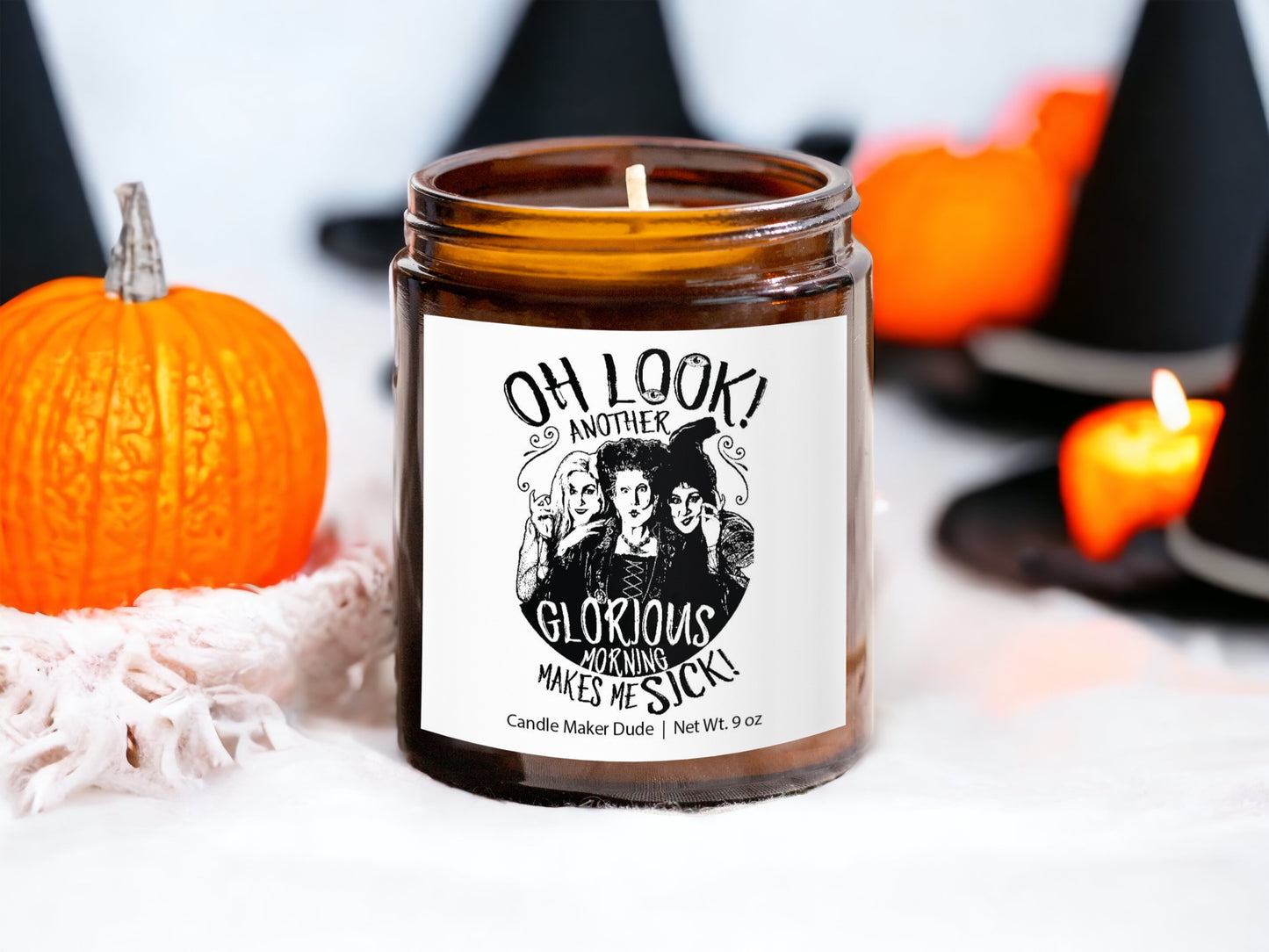 Halloween Hocus Pocus Another Glorious Morning Funny Scented Soy Candle