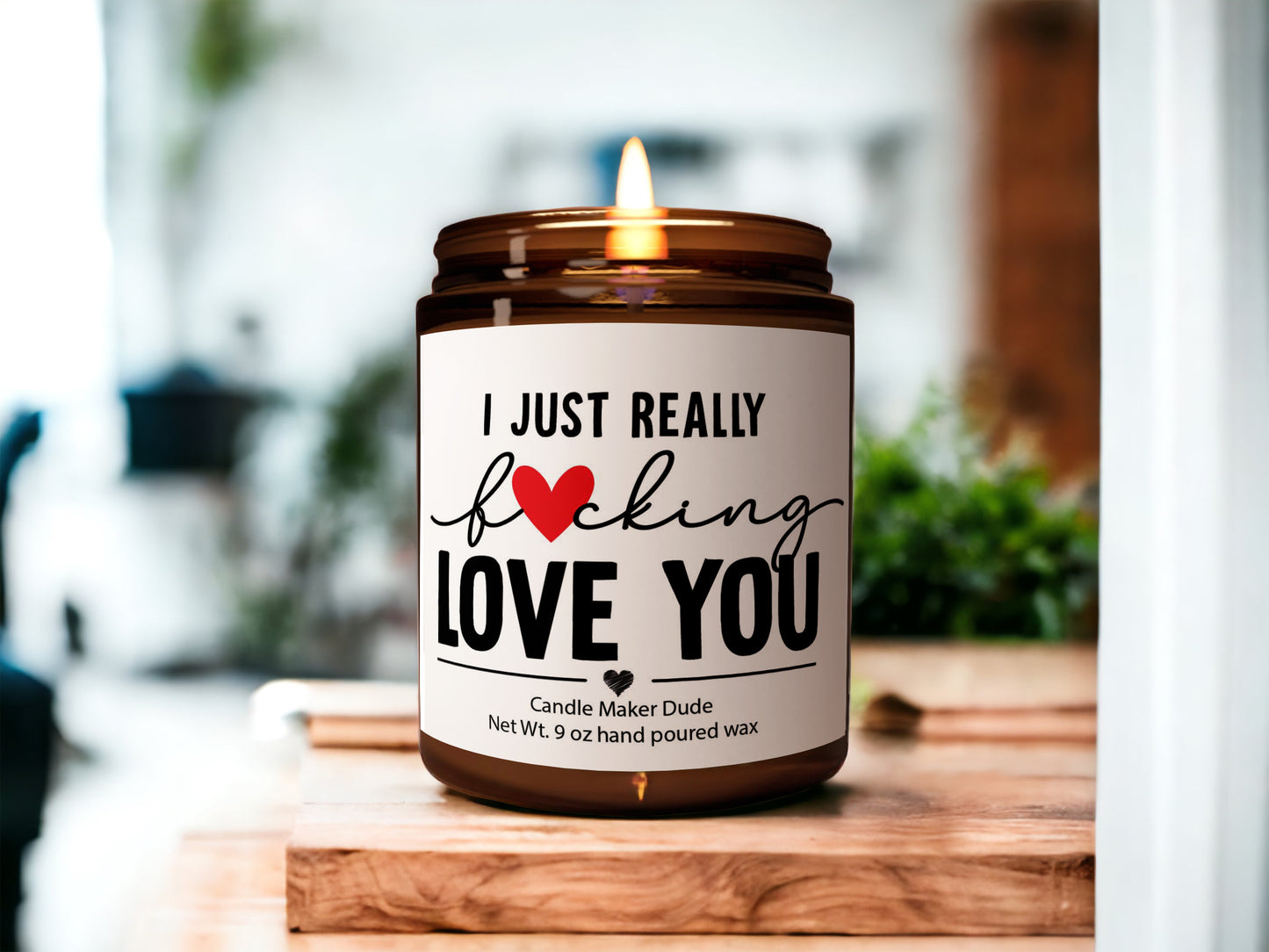 a candle that is sitting on a table