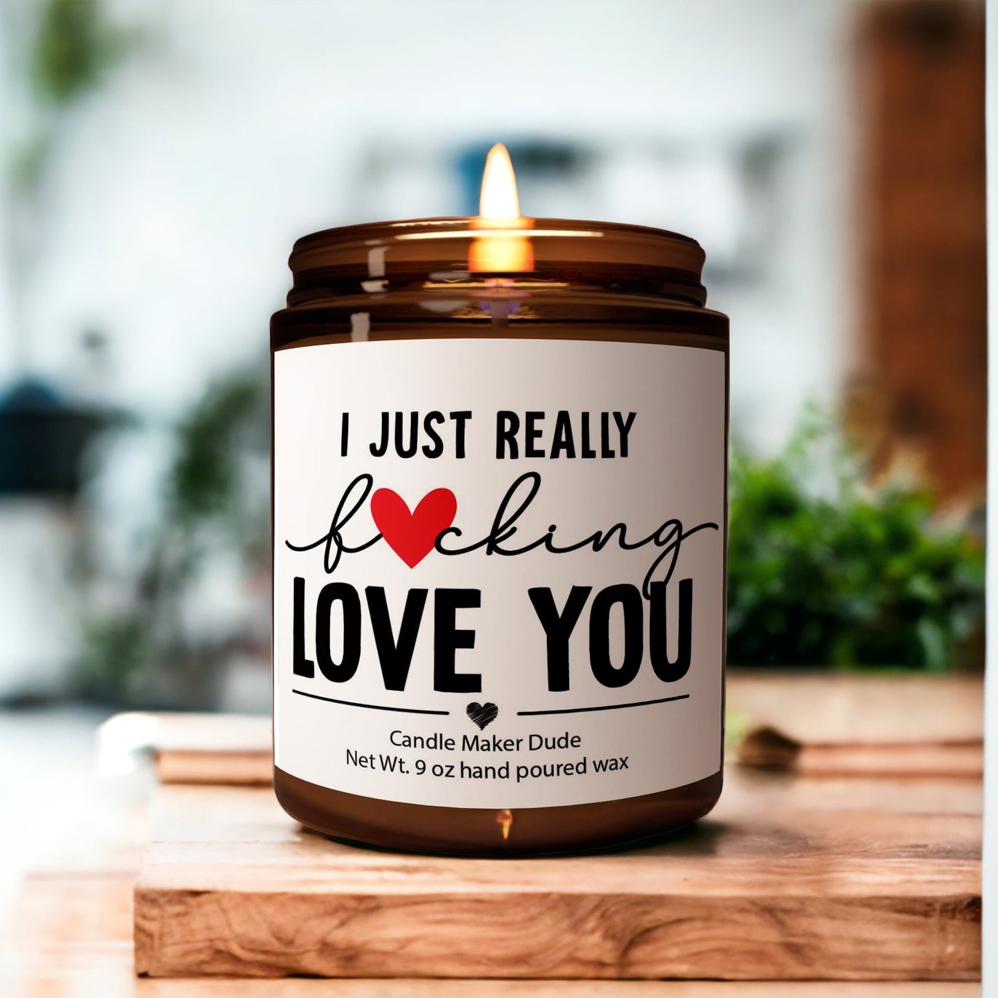 a candle that is sitting on a table