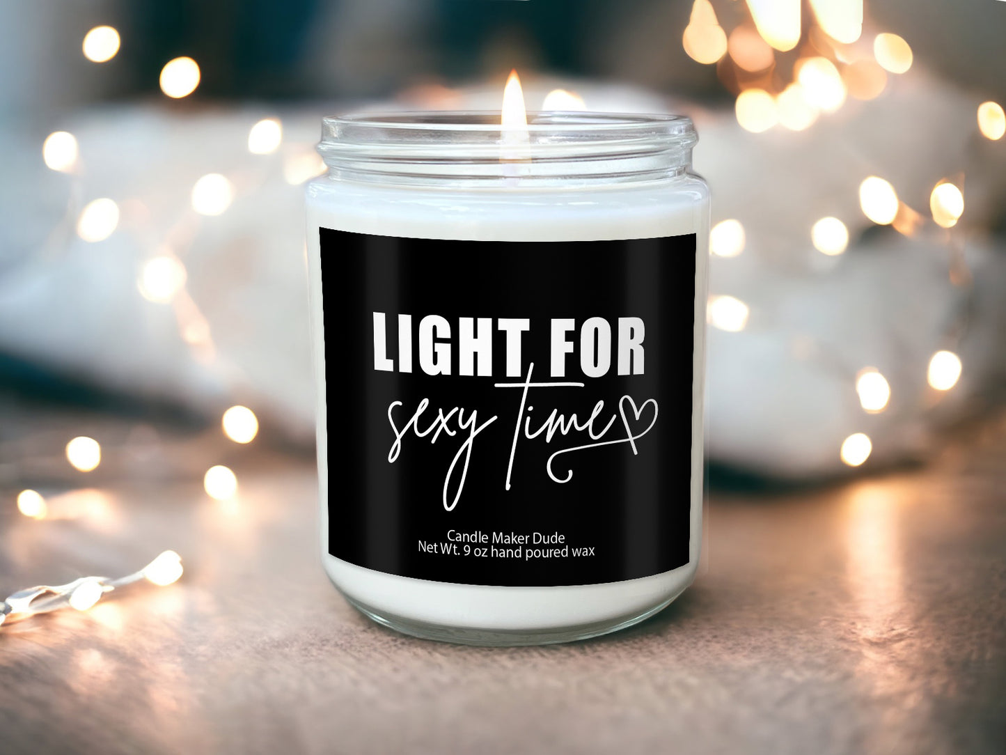 Light for Sexy time candle, raunchy candles, dirty gifts for him, boyfriend gifts, sex candle, Valentines day gifts, funny vday gifts