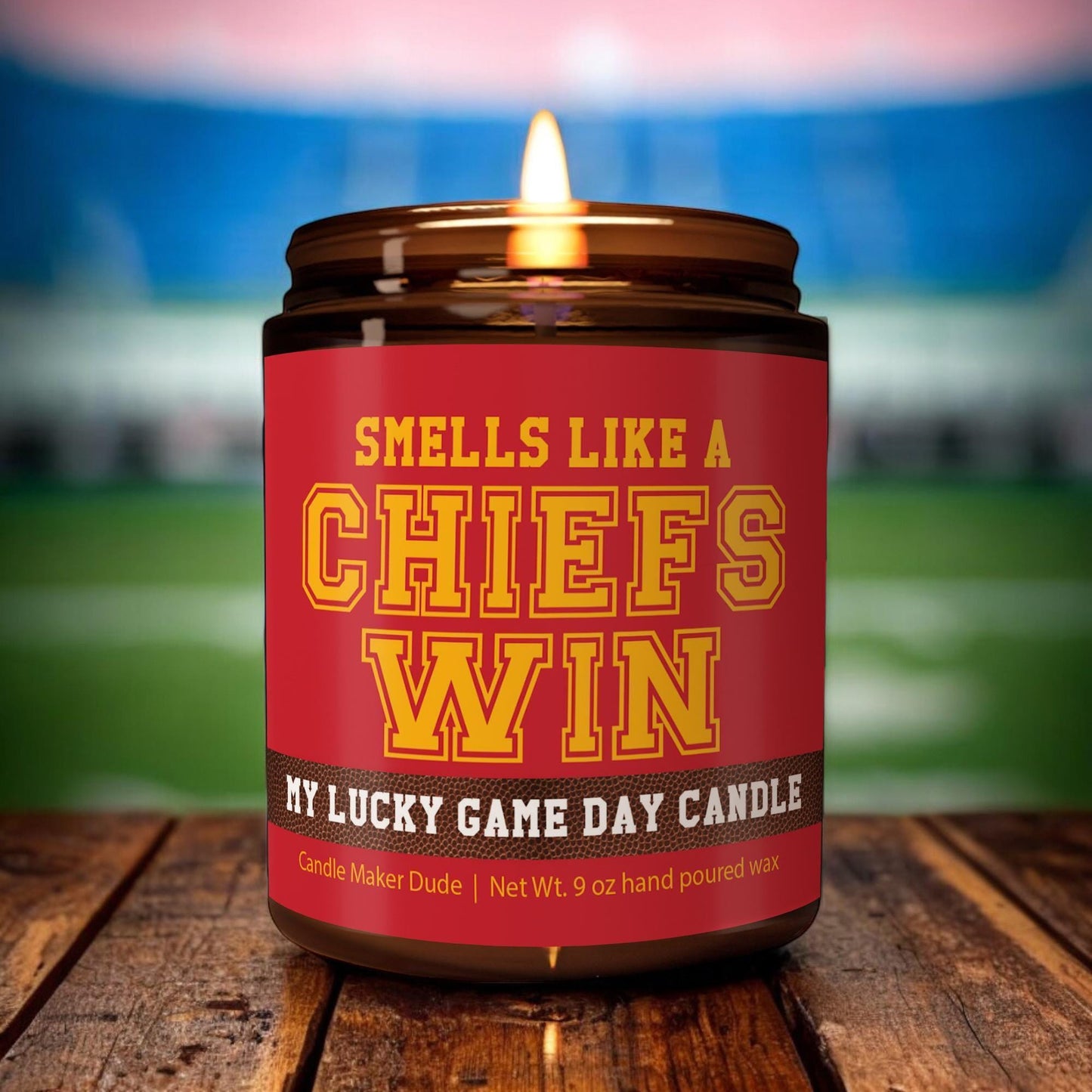 Smells Like a Chiefs Win Candle, Kansas City Chiefs Candle, Game Day Decor, Funny Chiefs Fan Gift, Lucky Chiefs Candle