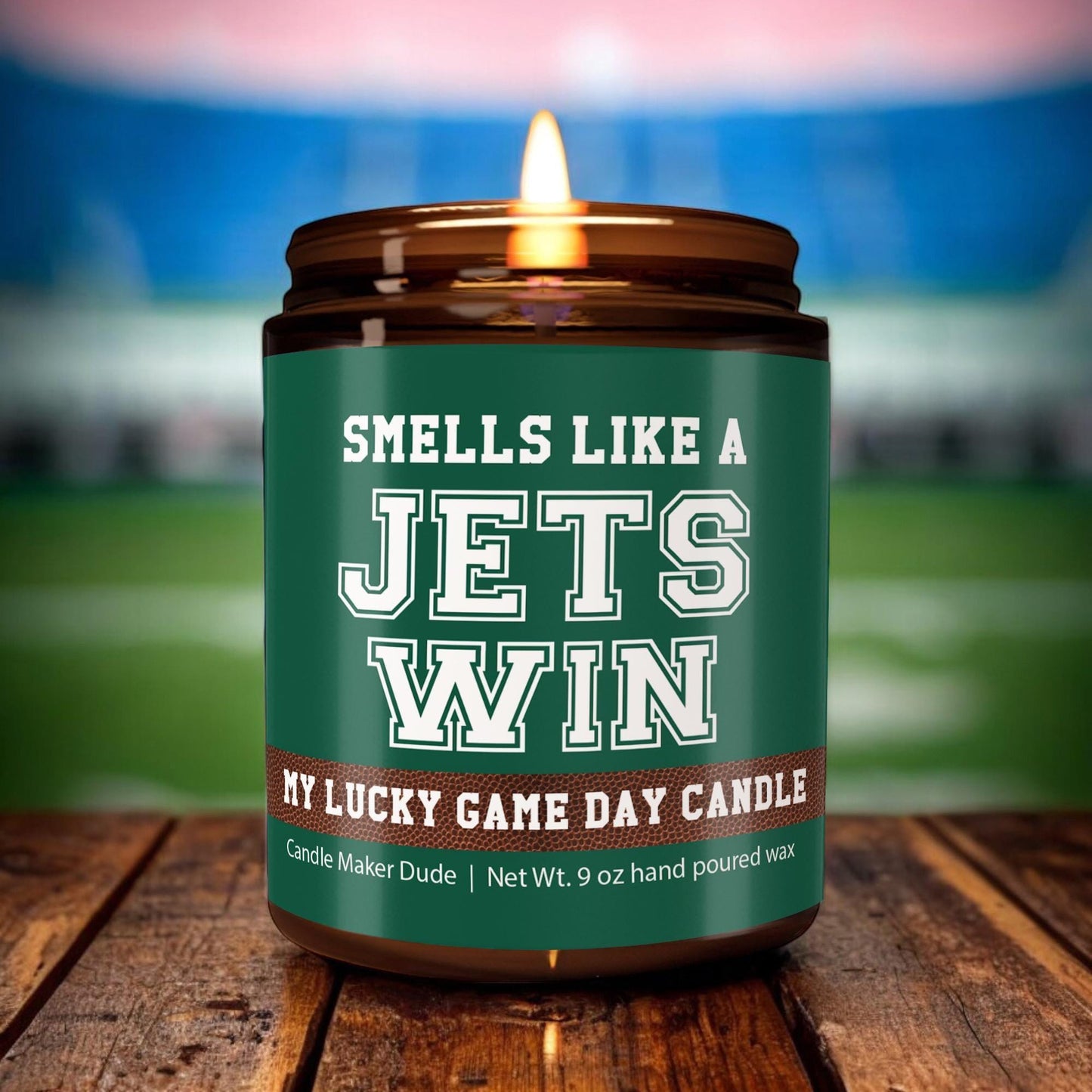 Smells Like a Jets Win Candle, New York Jets Candle, Game Day Decor, Funny Jets Fan Gift, Lucky Jets Candle