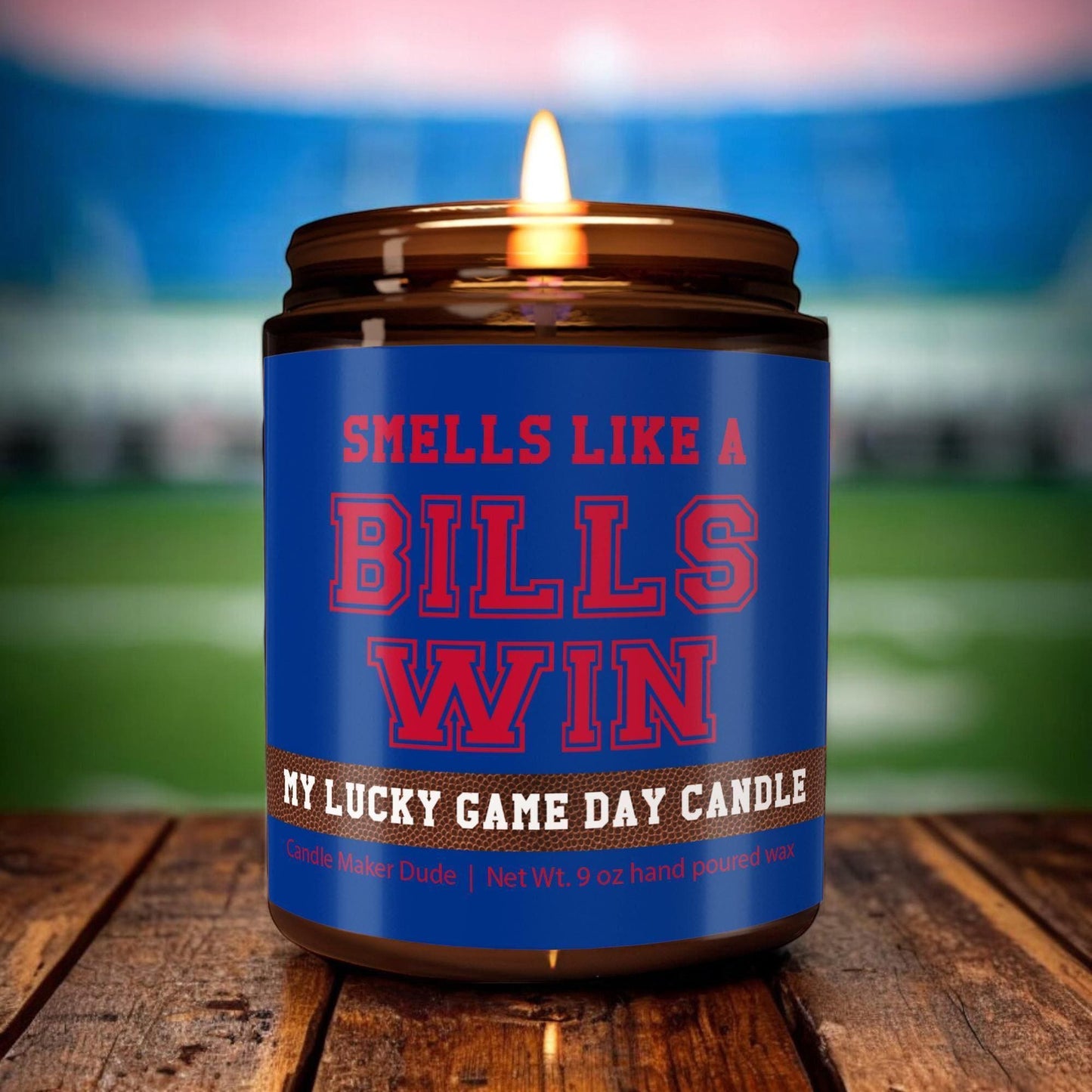 Smells Like a Bills Win Candle, Buffalo Bills Candle, Game Day Decor, Funny Bills Fan Gift, Lucky Bills Candle