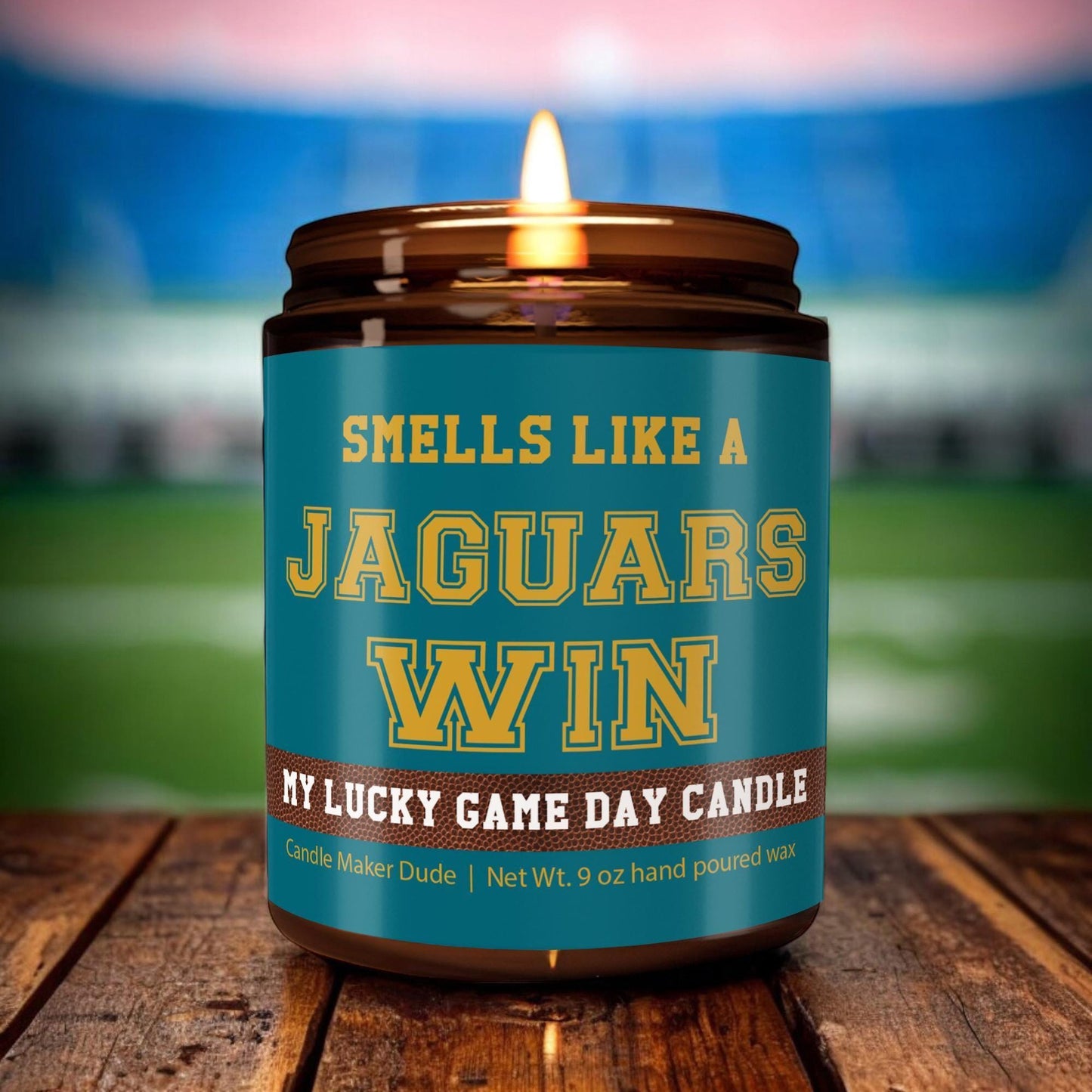 Smells Like a Jaguars Win Candle, Jacksonville Jaguars Candle, Game Day Decor, Funny Jaguars Fan Gift, Lucky Jaguars Candle
