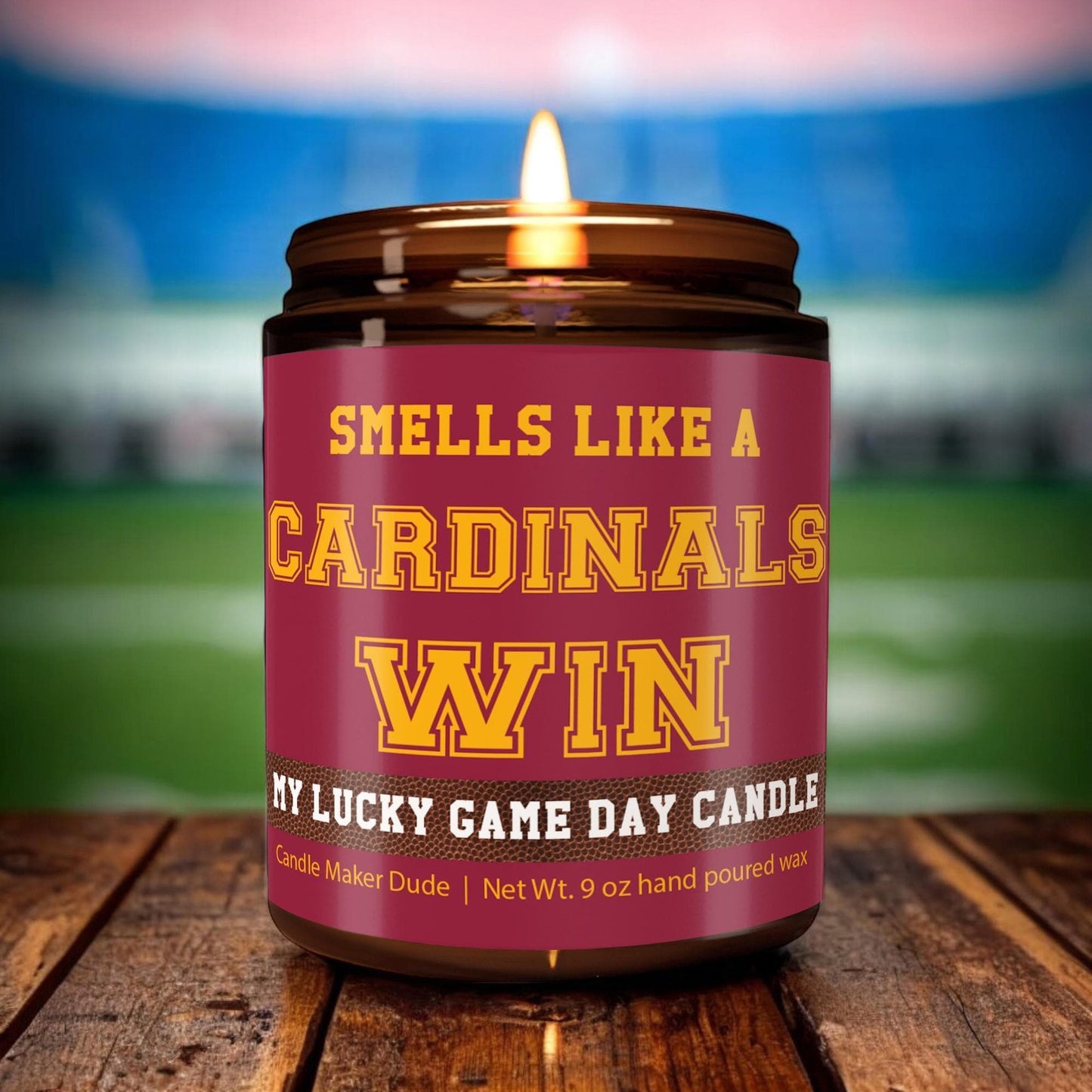 Smells Like a Cardinals Win Candle, Arizona Cardinals Candle, Game Day Decor, Funny Cardinals Fan Gift, Lucky Cardinals Candle